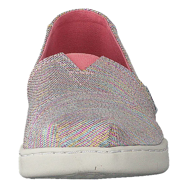 Alpargata Youth Pink Multi Twill Glimmer