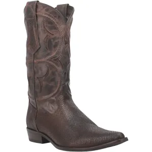 Dodge City Brown Leather Detailing Boots (DS)