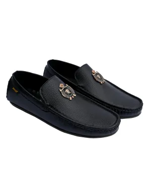EX-8010-Black-Men Driving Moccasins