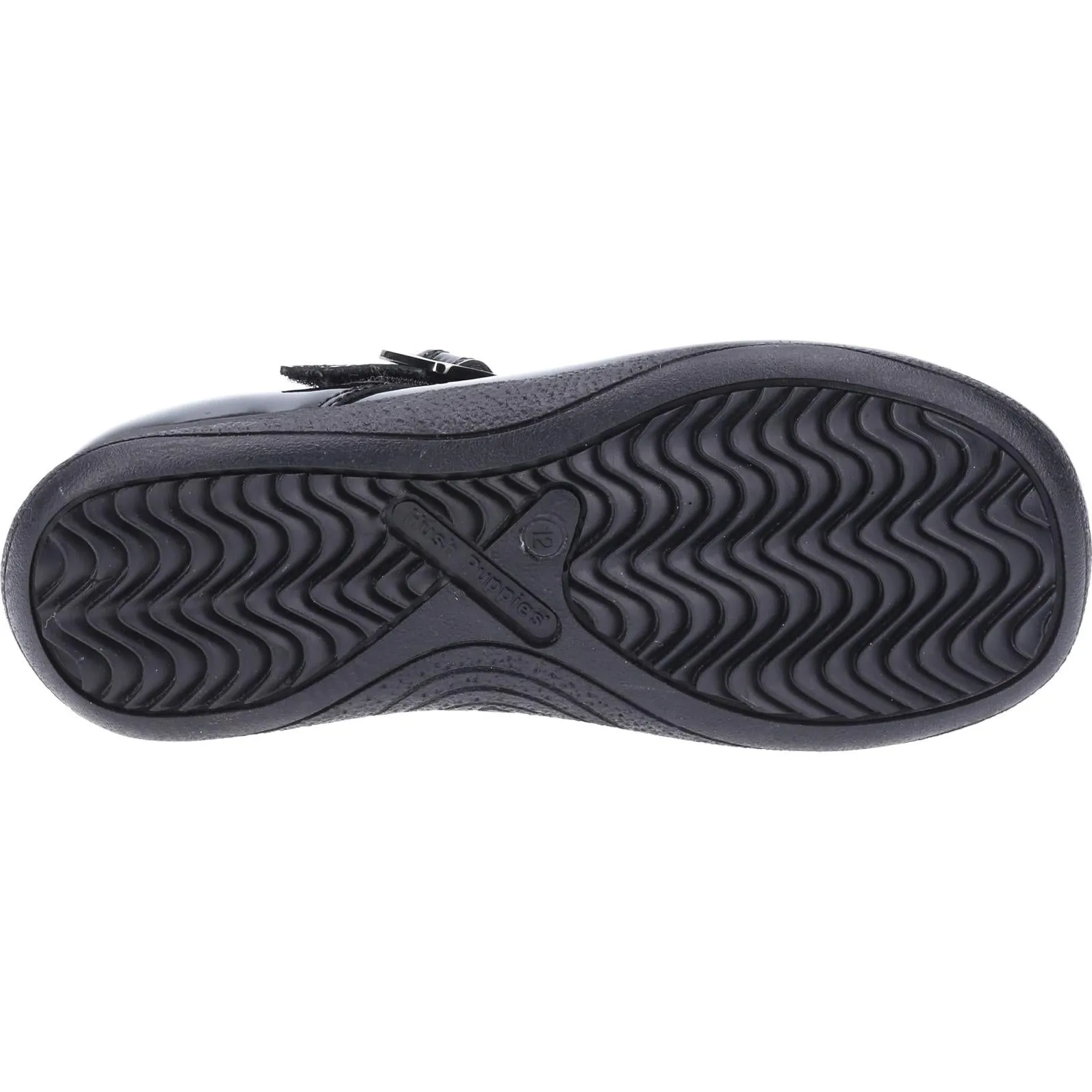 Hush Puppies Eliza Junior Patent School Shoe