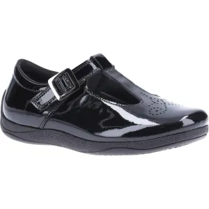 Hush Puppies Eliza Junior Patent School Shoe