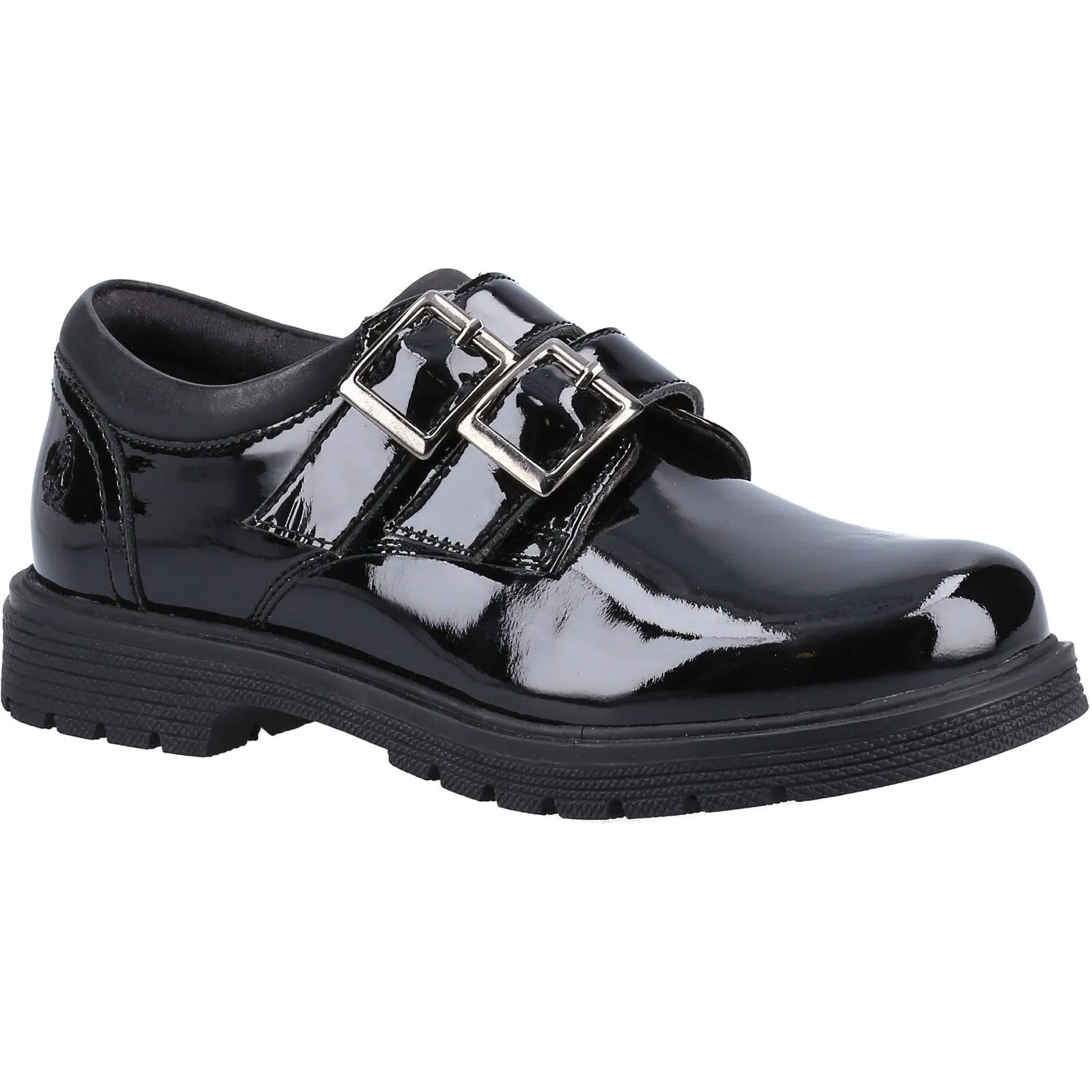 Hush Puppies Sunny Girls Junior Patent School Shoes