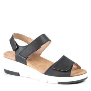 Portofino Women's Luciana Wedge Sandals- Preto