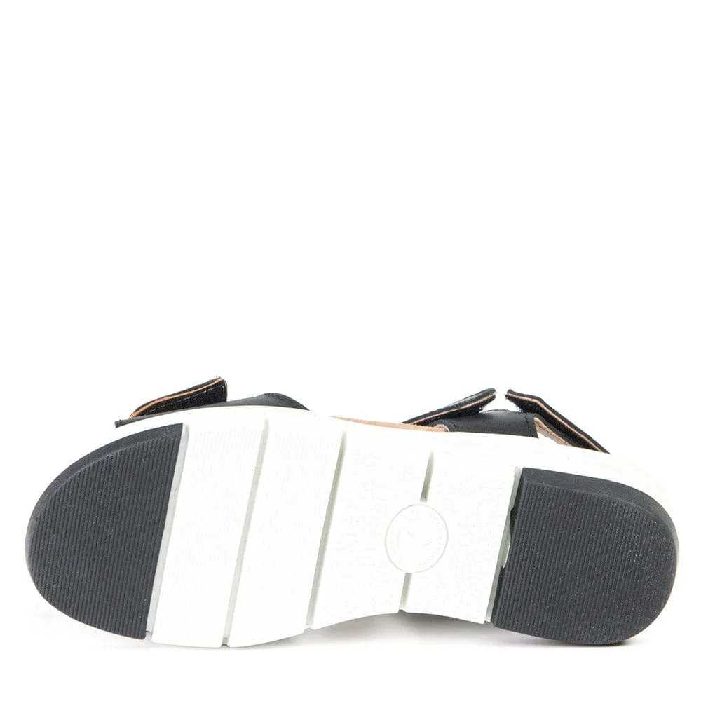 Portofino Women's Luciana Wedge Sandals- Preto