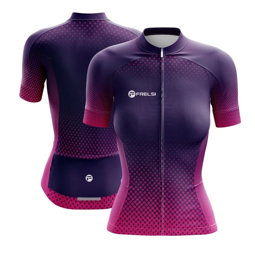 Purple Dot Ride | Women's Short Sleeve Cycling Set