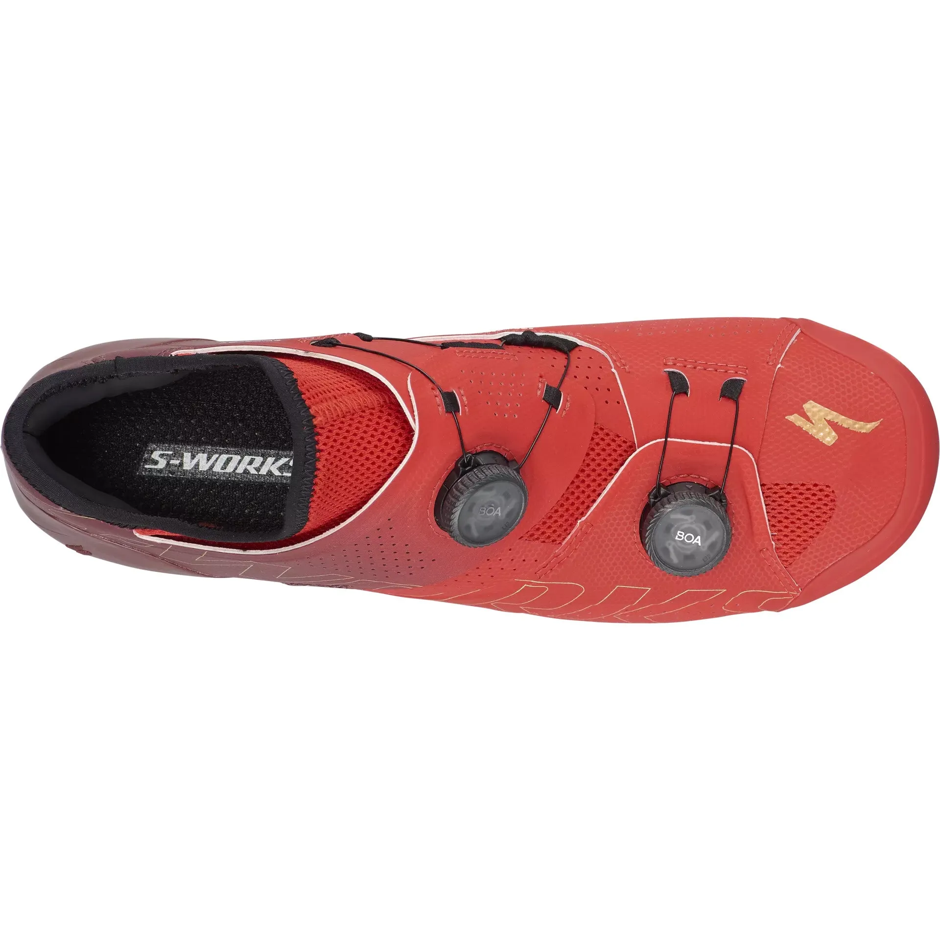 S-Works Ares Road Shoe - Flo Red/Maroon