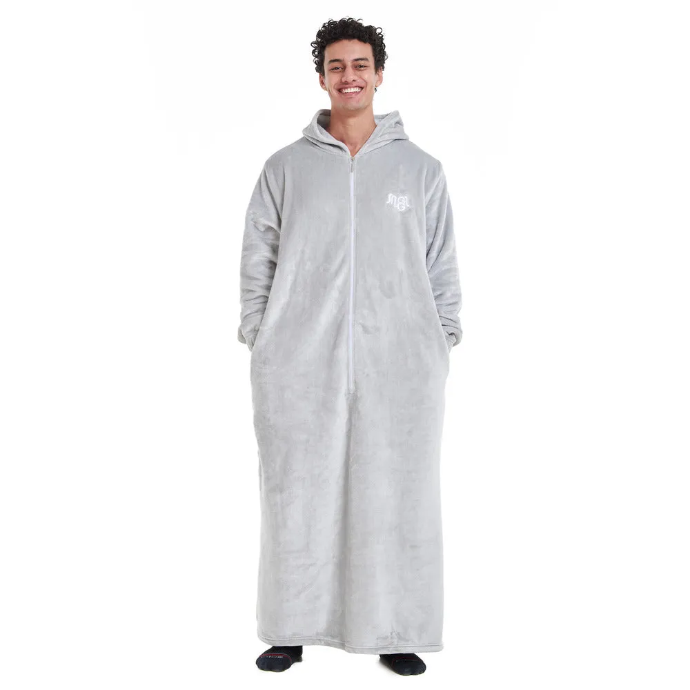 Snuggs Monk Wearable Blanket Light Grey