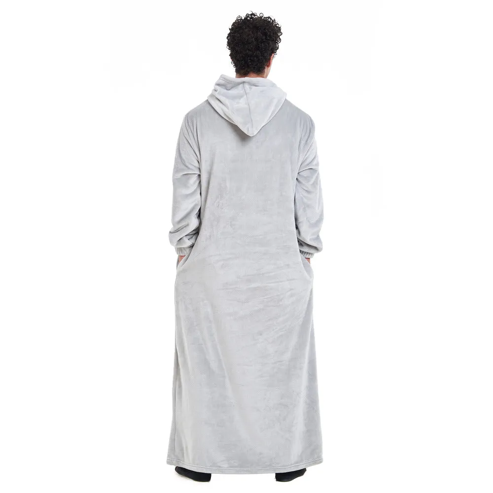 Snuggs Monk Wearable Blanket Light Grey