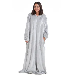 Snuggs Monk Wearable Blanket Light Grey
