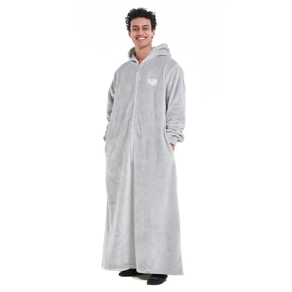 Snuggs Monk Wearable Blanket Light Grey