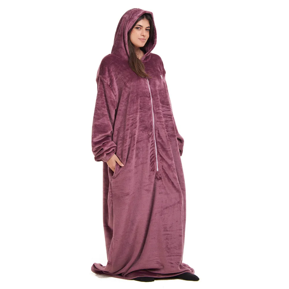 Snuggs Monk Wearable Blanket Mauve