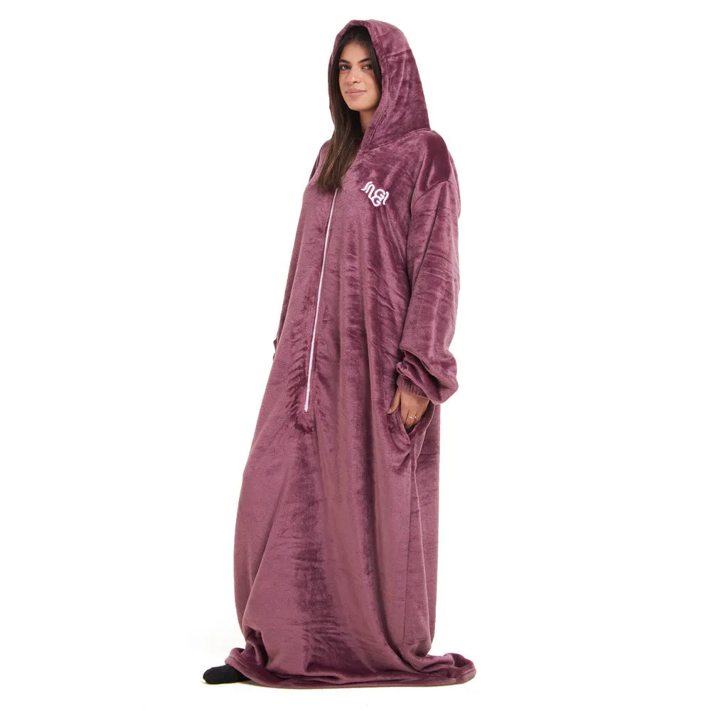 Snuggs Monk Wearable Blanket Mauve