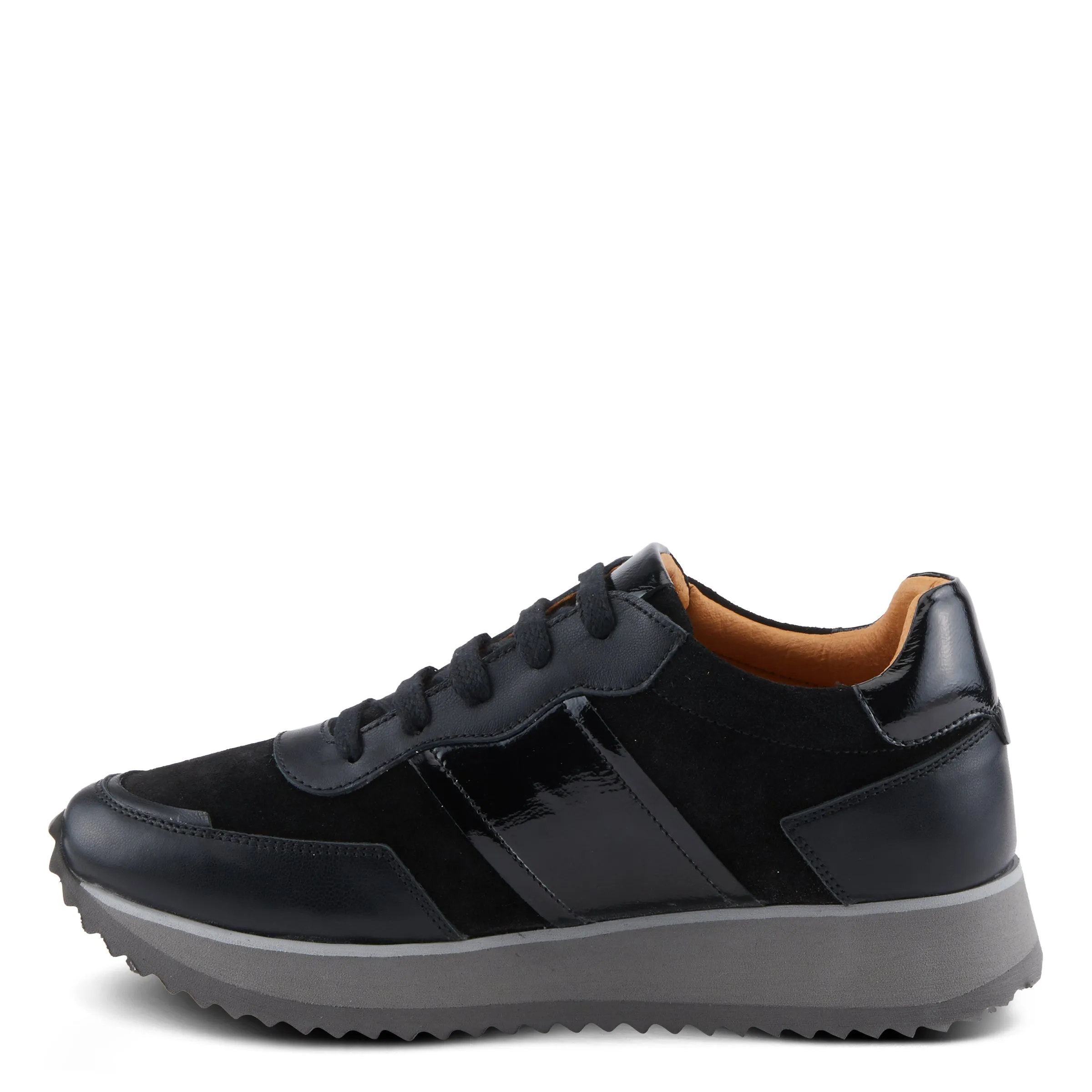 Spring Step Shoes Compter Women's Modern Fashion Leather and Suede Sneakers