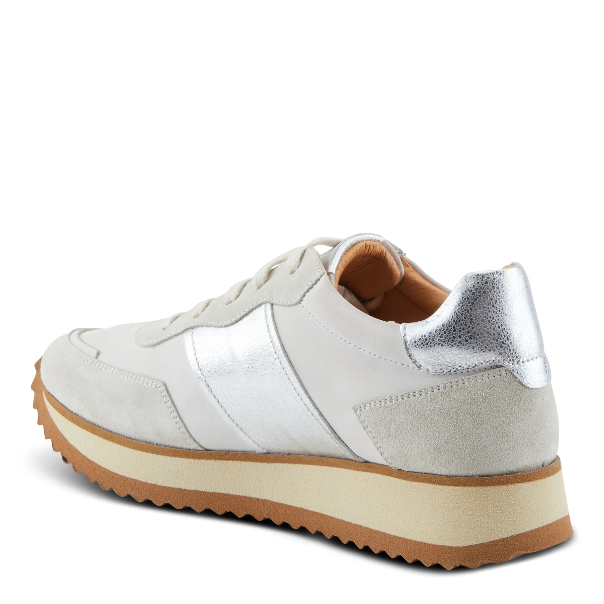 Spring Step Shoes Compter Women's Modern Fashion Leather and Suede Sneakers