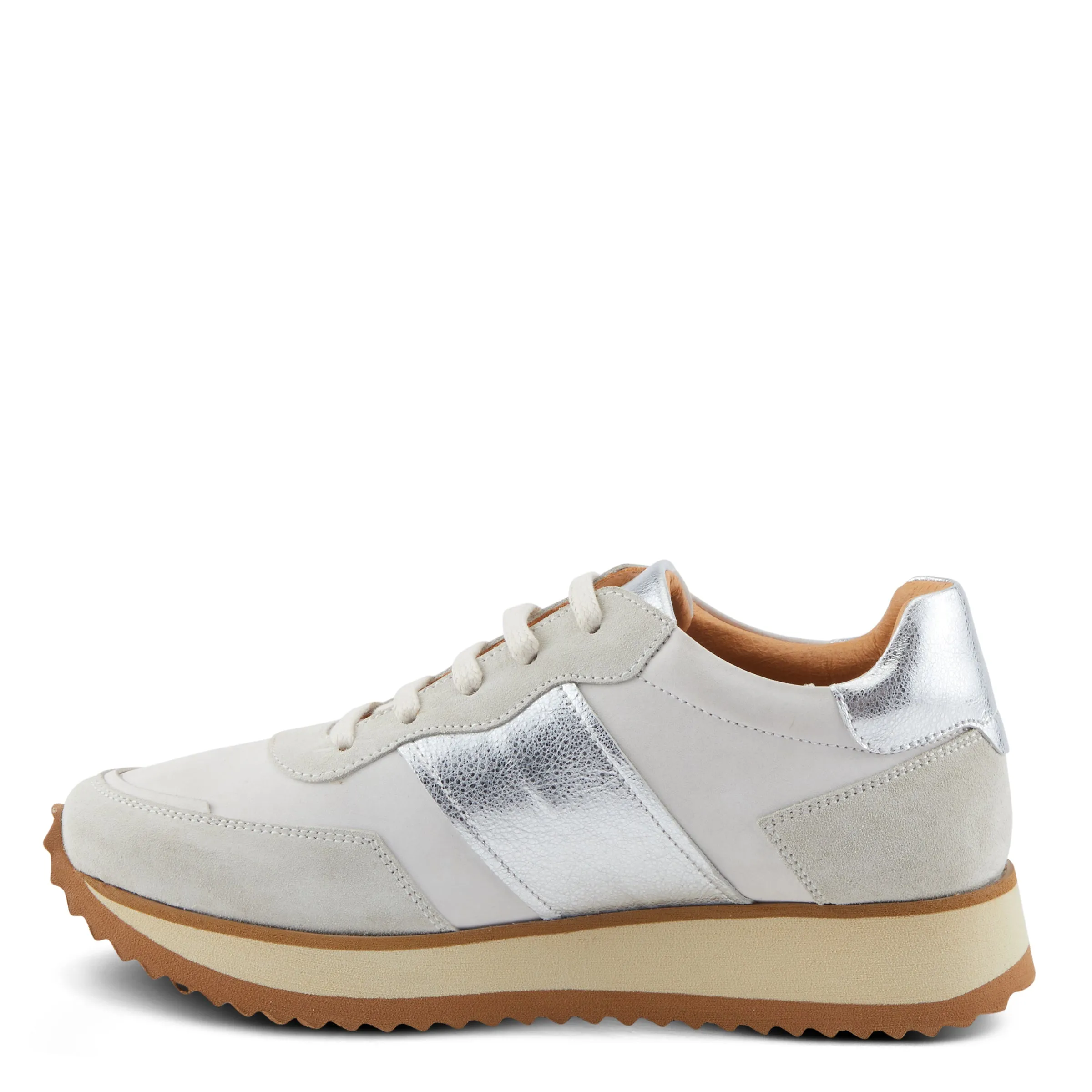 Spring Step Shoes Compter Women's Modern Fashion Leather and Suede Sneakers