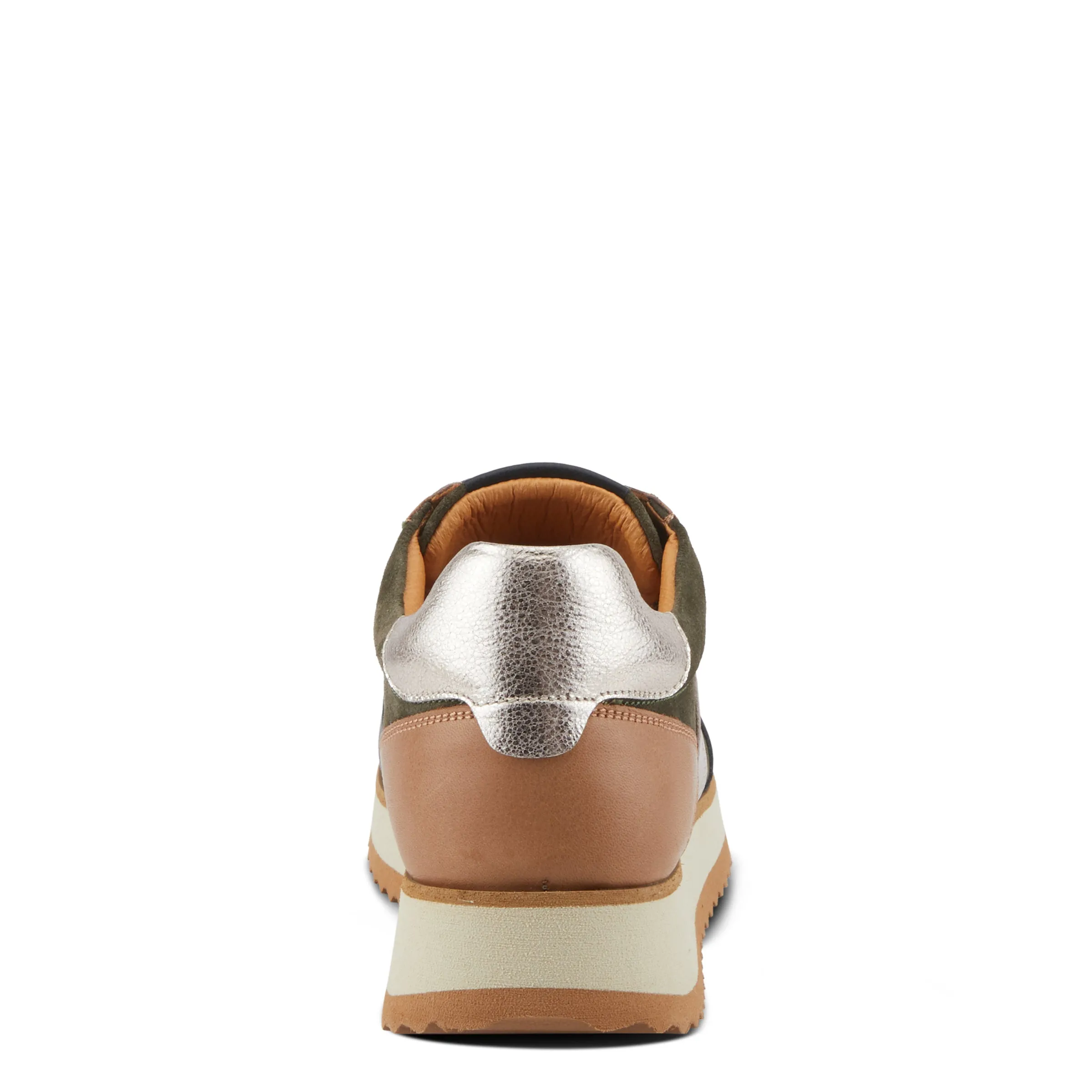 Spring Step Shoes Compter Women's Modern Fashion Leather and Suede Sneakers