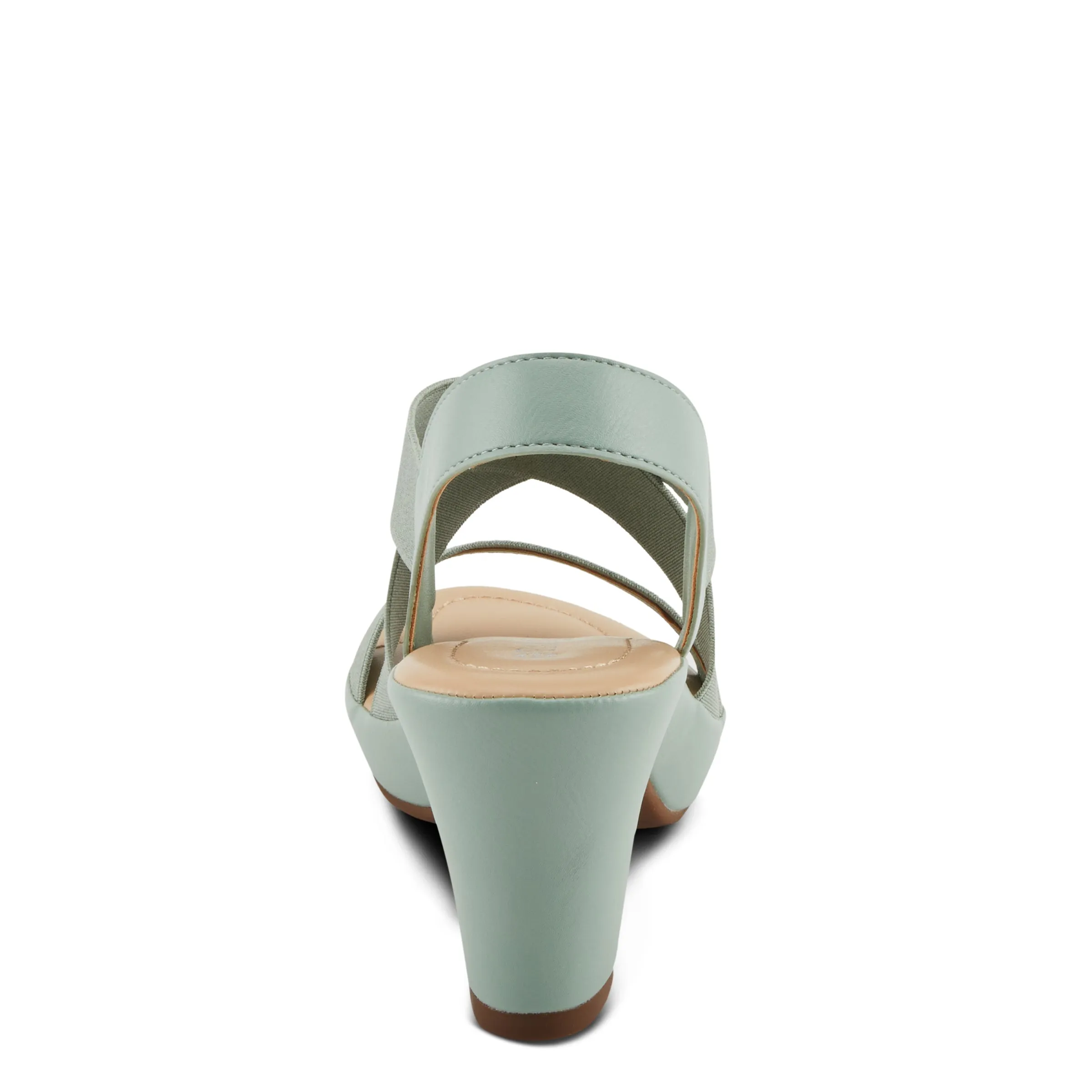 Spring Step Shoes Patrizia Diya Stretch Sandals Women’s Vegan Leather 3" Heel