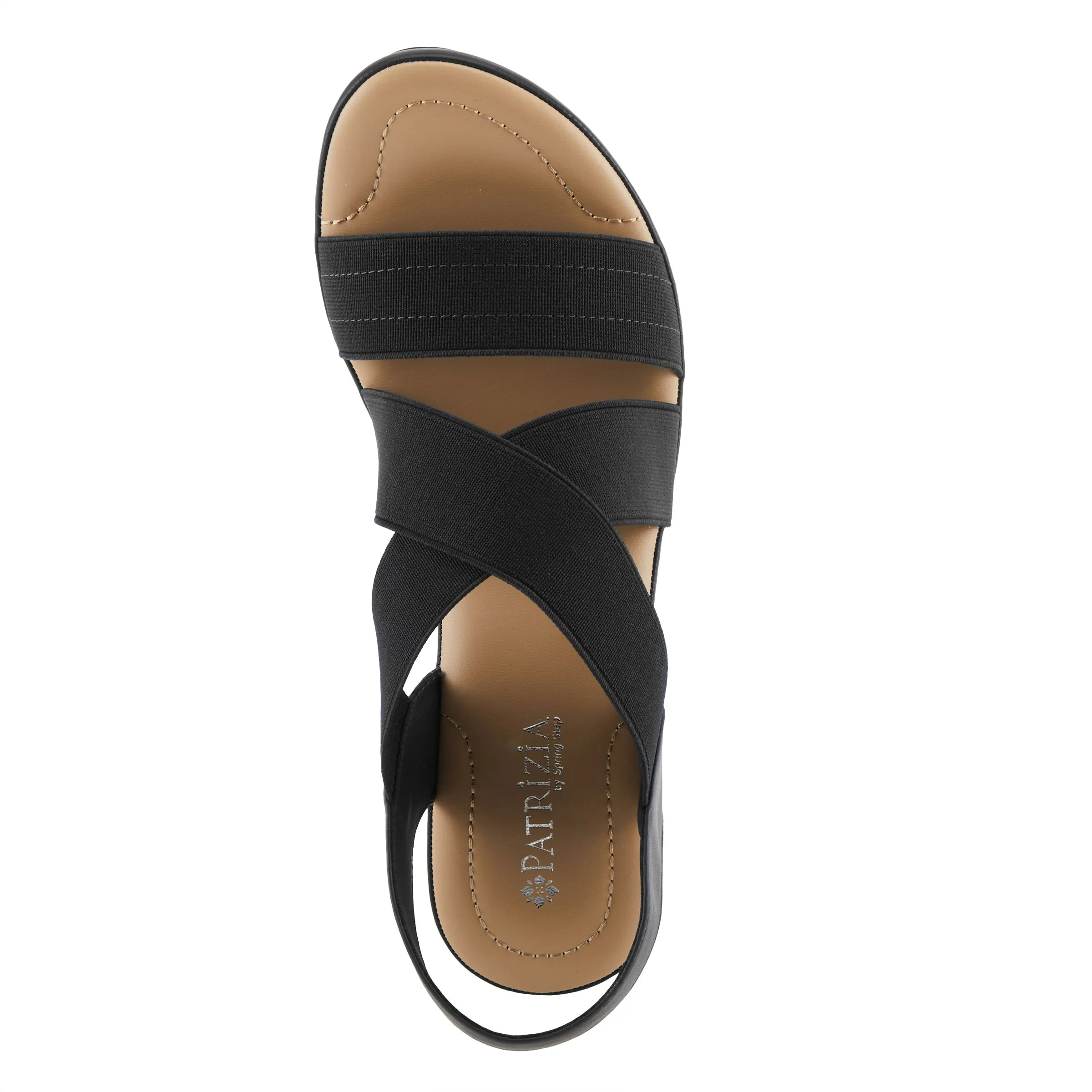 Spring Step Shoes Patrizia Diya Stretch Sandals Women’s Vegan Leather 3" Heel