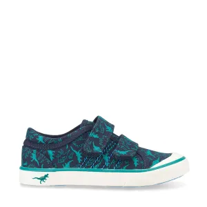 Start Rite Jurrasic Navy Canvas