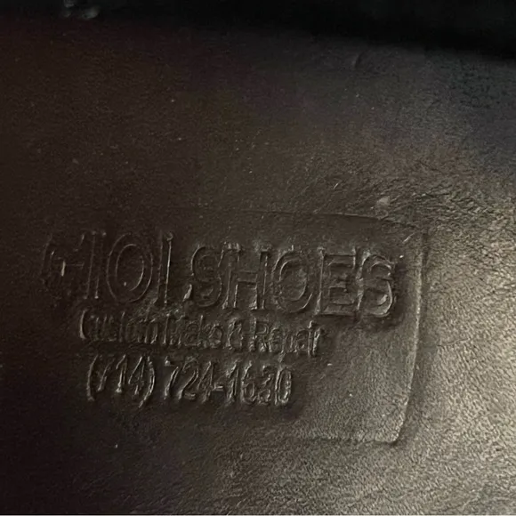 Sz7 Black Ankle Leather Boots