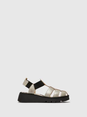 T-Strap Sandals PEFI429FLY SILVER