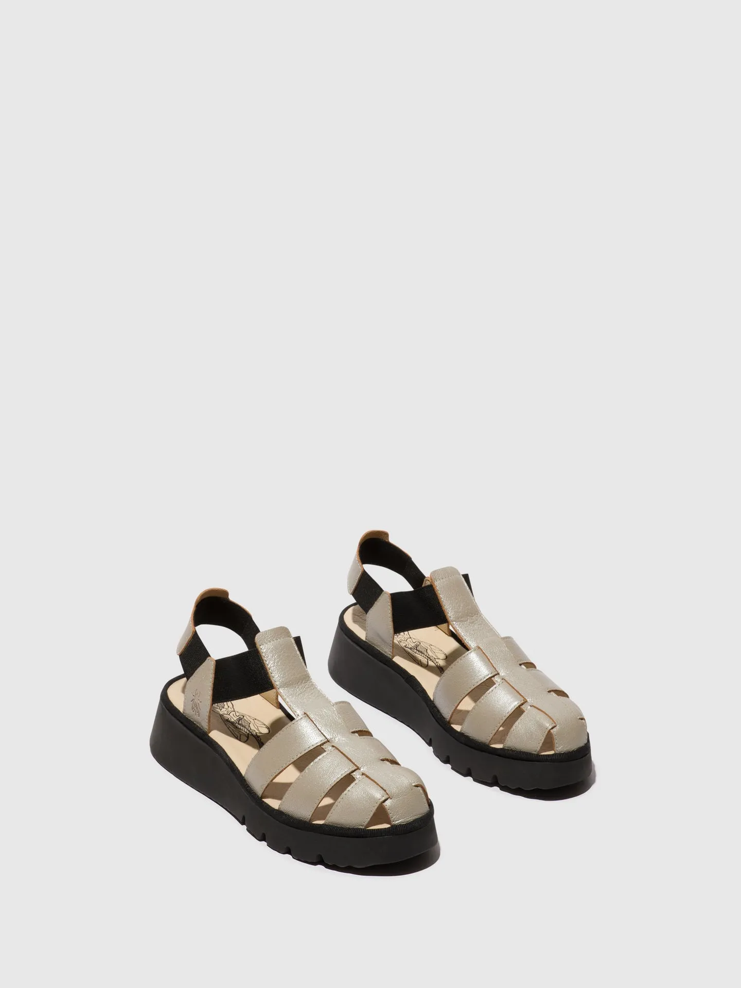 T-Strap Sandals PEFI429FLY SILVER